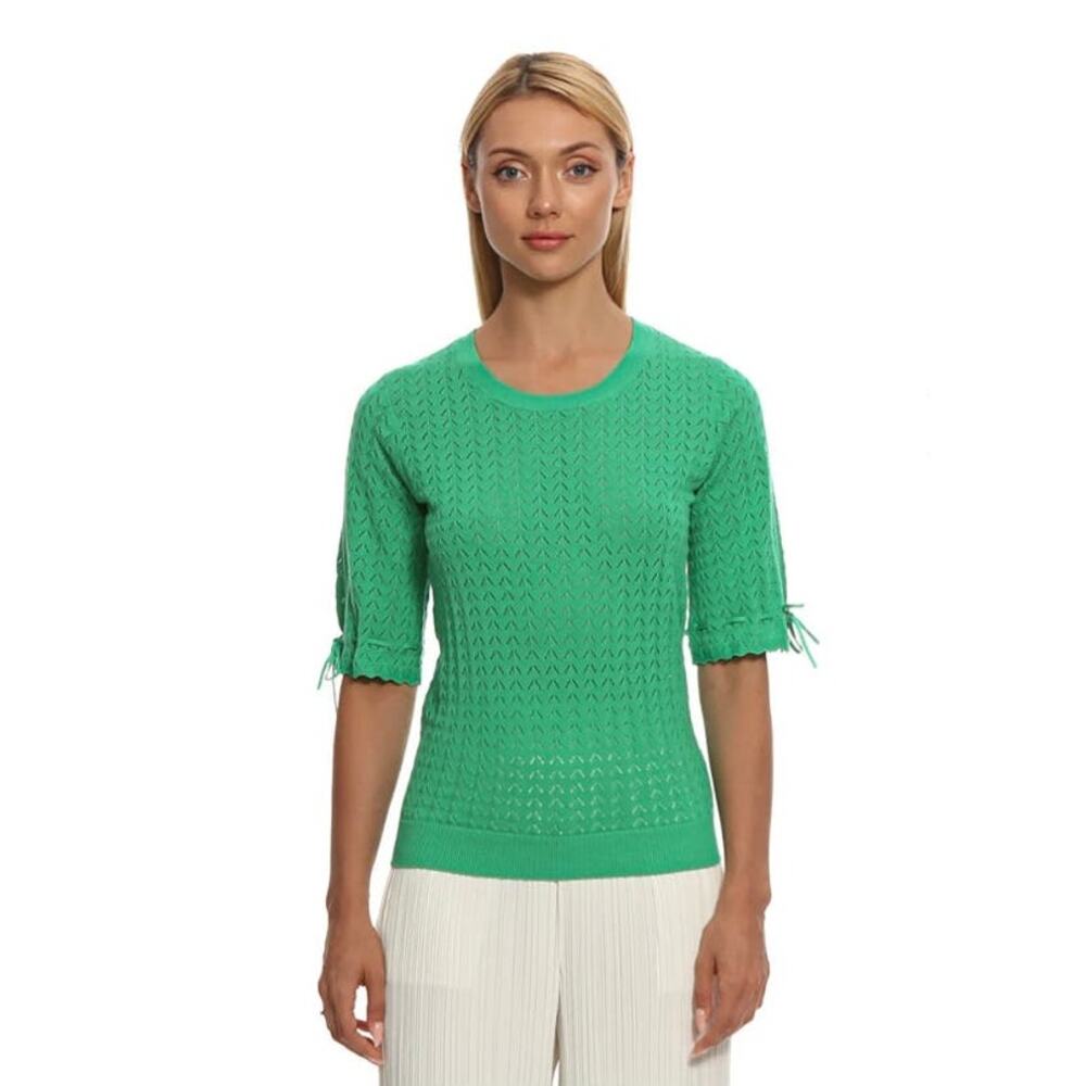 Brooks Brothers  Bright Green  knitted top Size S